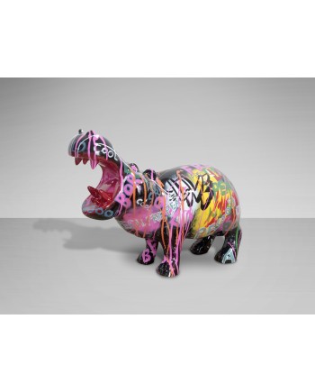 HIPPO- FIGURA DECO GRAFITI